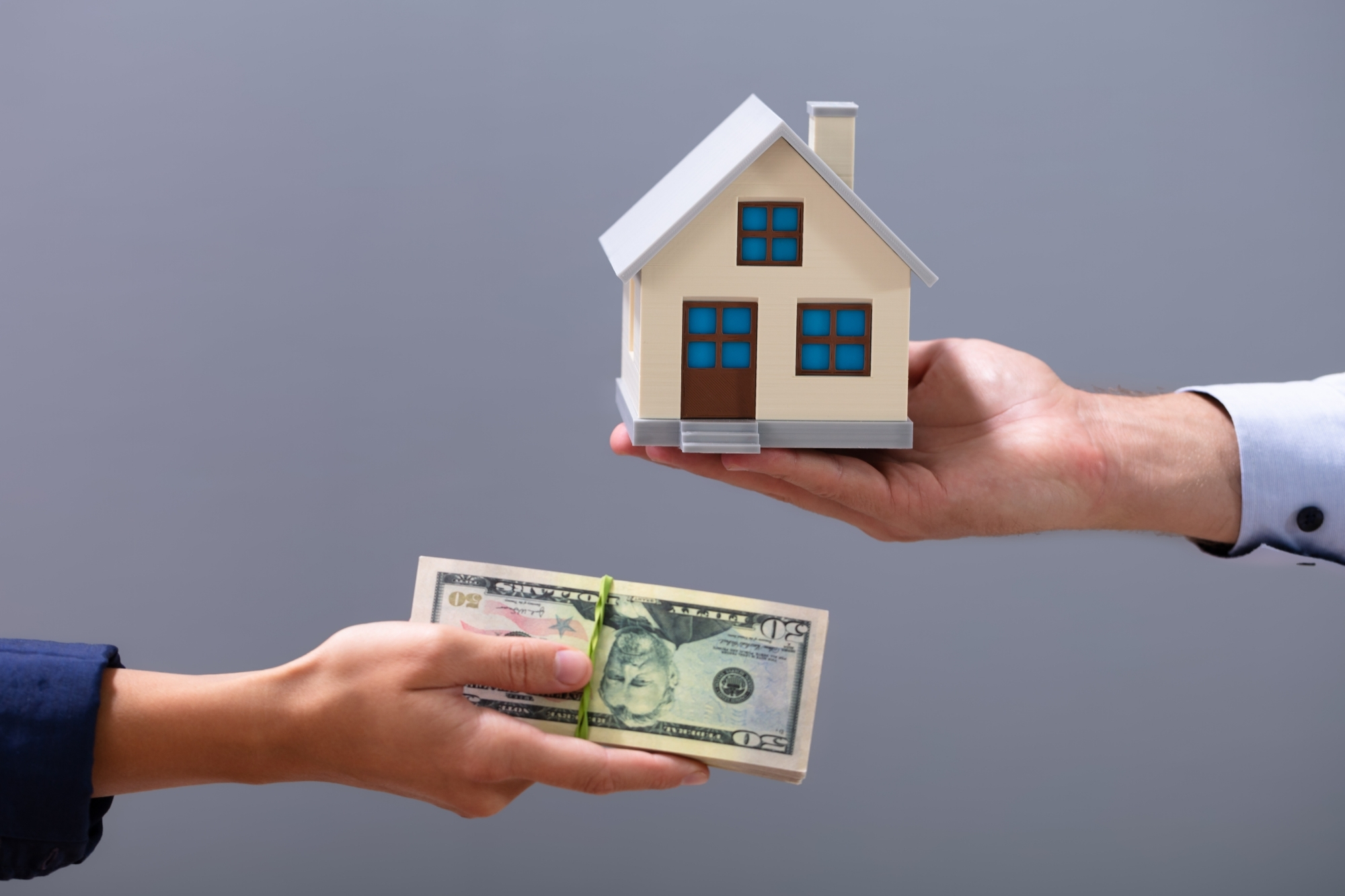 Cash buying house