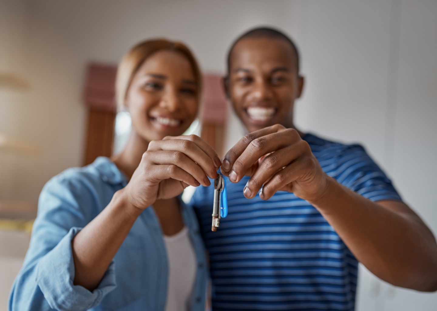 Homeowners holding key