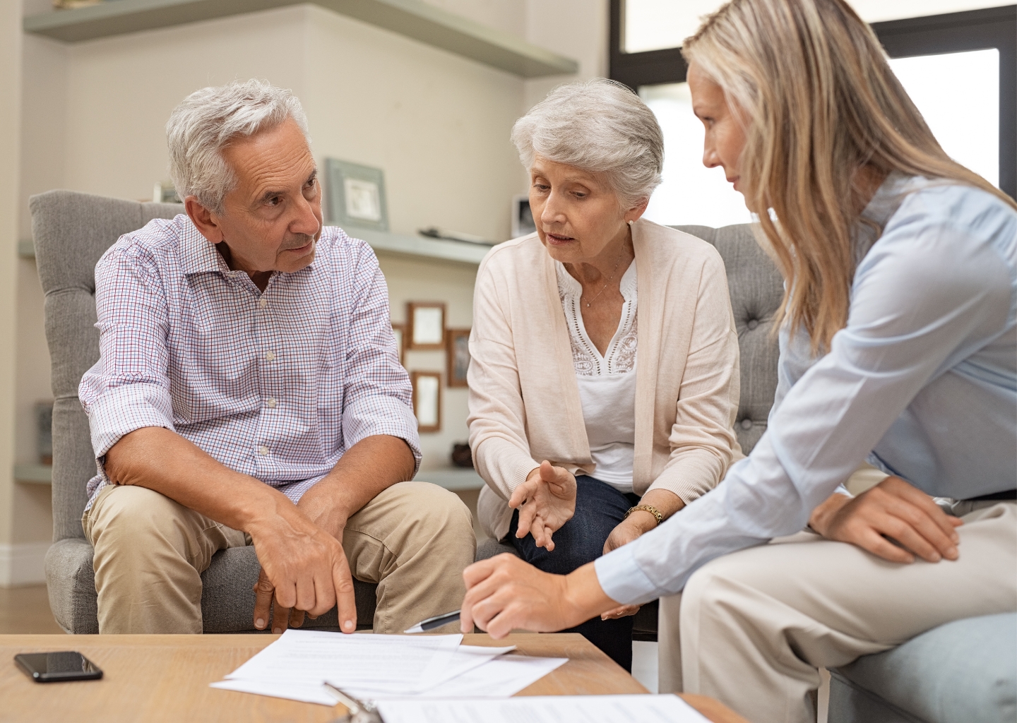 Supporting senior in a home sale